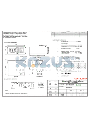 862-06-002 datasheet - EMI FILTER