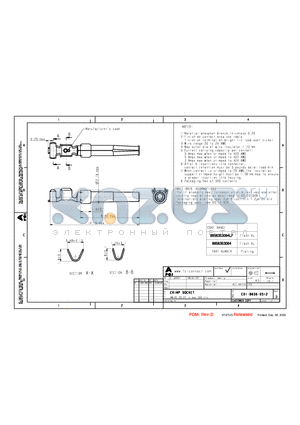 8656353064 datasheet - CRIMP SOCKET