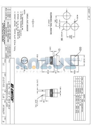 F040001 datasheet - L16 PL T10 K RED RED TRANSPARENT/FLAT LENS