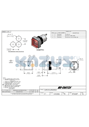 F050420 datasheet - L16PLS10JREDRED