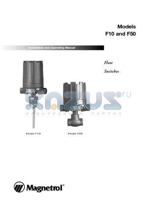 F10-1D22-BKK datasheet - Flow Switches