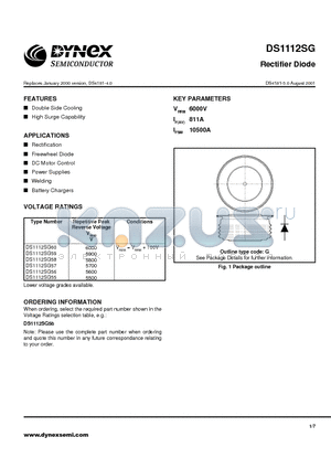 DS1112SG datasheet - Rectifier Diode