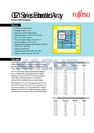 CE71JF datasheet - 0.25um CMOS Technology