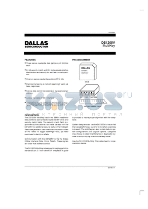 DS1205V datasheet - MultiKey