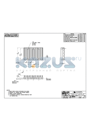 18074-6 datasheet - HTSNK, C X-FLOW, .4H LOW FLOW THRU HOLE