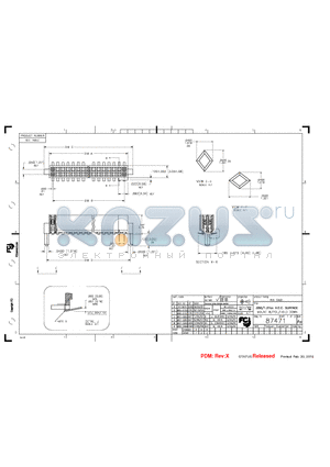 87471-620 datasheet - HOUSING MATERIAL: GLASS FILLED THERMOPLASTIC FLAME RETARDANT PER UL 94V-0