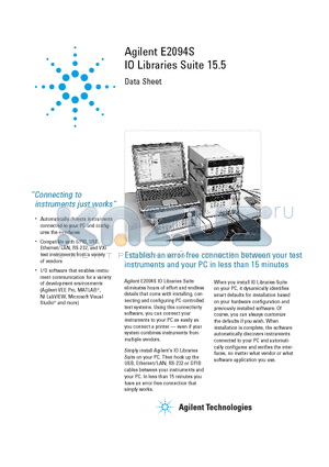 E2094S datasheet - IO Libraries Suite 15.5