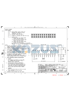 87606 datasheet - BtB RECEPT VERT SR SMT