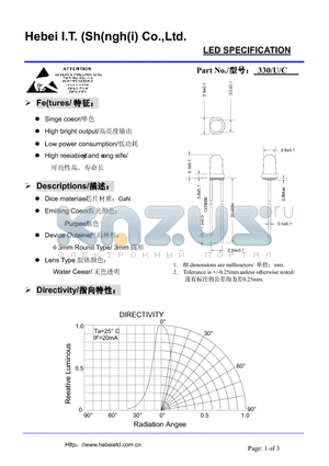 330VUVC datasheet - LED