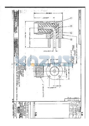 877-21-7-MA9 datasheet - SMA RC, ANGLE RECEPTACLE