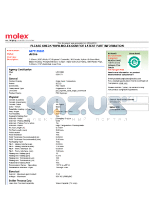 87715-9005 datasheet - 1.00mm (.039