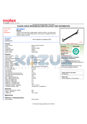 87746-9011 datasheet - 1.00mm (.039