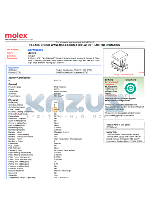 87759-0675 datasheet - 2.00mm (.079