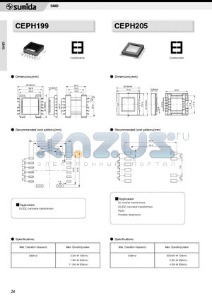 CEPH205 datasheet - SMD