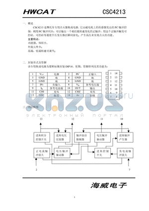 CSC4213 datasheet - CSC4213