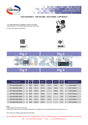 CF1-1250-0470-1250A datasheet - HIGH EFFICIENCY - LOW VOLUME - HIGH POWER - LOW WEIGHT