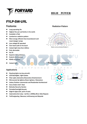 FYLP-5W-URL datasheet - HIGH POWER