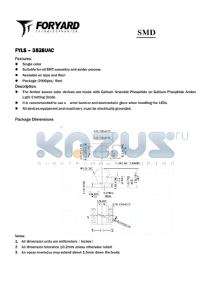 FYLS-3528UAC datasheet - SMD