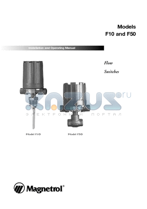 F50-1A2F-JEE datasheet - Flow Switches