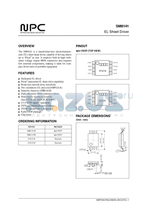 CF8141B datasheet - EL Sheet Driver