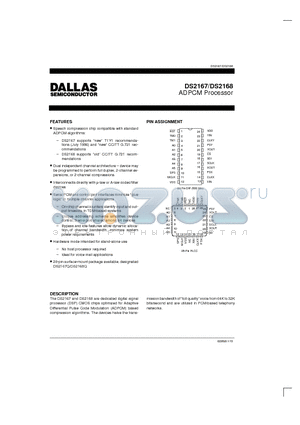 DS2168 datasheet - ADPCM Processor