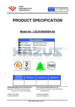 CSLR-N505SB4-A0 datasheet - LED