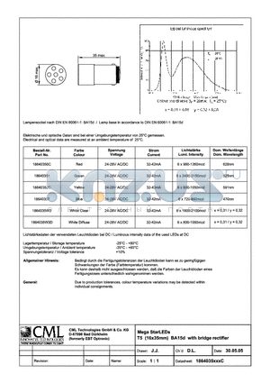 18640357 datasheet - Mega StarLEDs T5 (16x35mm) E14 with bridge rectifier