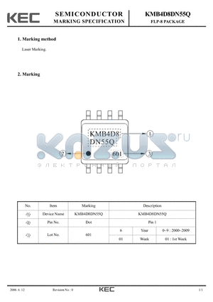 KMB4D8DN55Q datasheet - FLP-8 PACKAGE