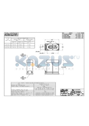 18696 datasheet - OUTLINE DRAWING, HUB2700-S/3300-S