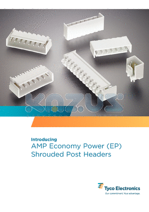 1877285-5 datasheet - AMP Economy Power (EP) Shrouded Post Headers