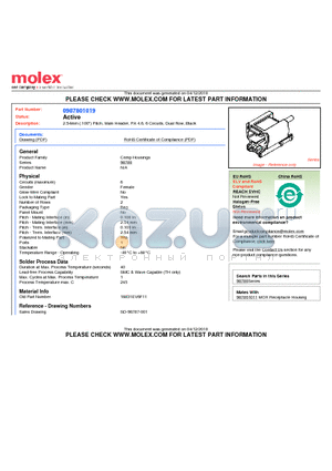 18831EV6F11 datasheet - 2.54mm (.100