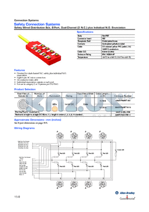889R-F6ECRM datasheet - Safety Connection Systems