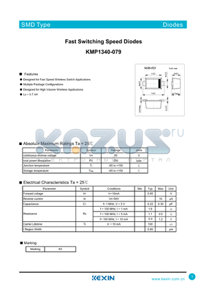 KMP1340-079 datasheet - Fast Switching Speed Diodes