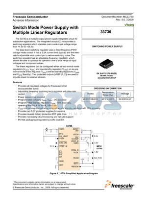 33730 datasheet - SWITCHING POWER SUPPLY