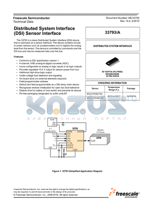 33793 datasheet - Distributed System Interface