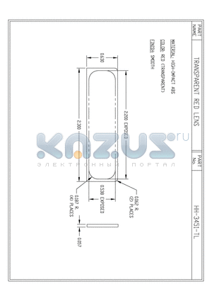 HH-3451-TL datasheet - TRANSPARENT RED LENS