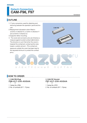 F96-017-230-AGGAA datasheet - Detach Connectors