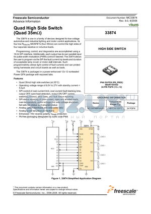 33874_08 datasheet - Quad High Side Switch