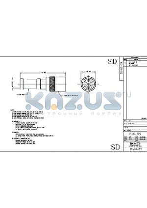 KO-59-02 datasheet - PLUG, TPS