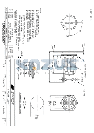 KO128A-2007 datasheet - KEYLOCK SWITCHES