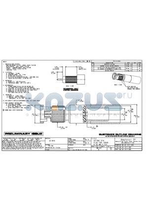 34-1017-300 datasheet - HD-BNC STR PLUG FOR 1694A 9.50 MM PITCH