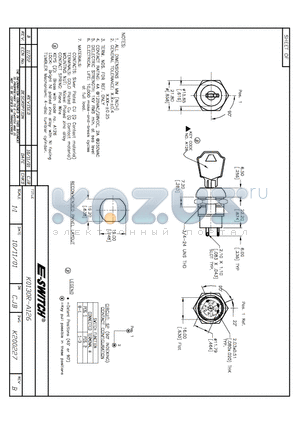 KO130R-A126 datasheet - KEYLOCK SWITCHES