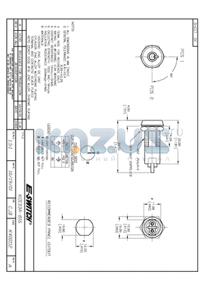 KO133A-816 datasheet - KEYLOCK SWITCHES