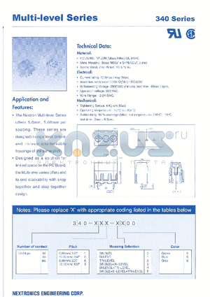 340-021-1800 datasheet - Multi-level Series