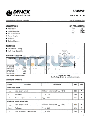 DS402ST09 datasheet - Rectifier Diode