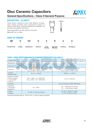 5NS247KNBLM-G datasheet - Disc Ceramic Capacitors
