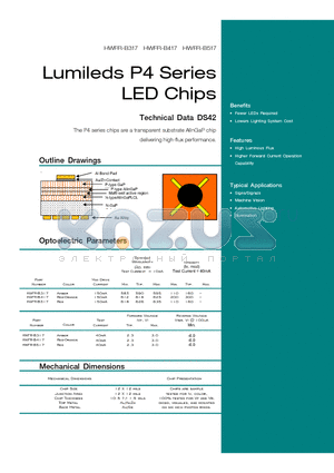 DS42 datasheet - Lumileds P4 Series LED Chips