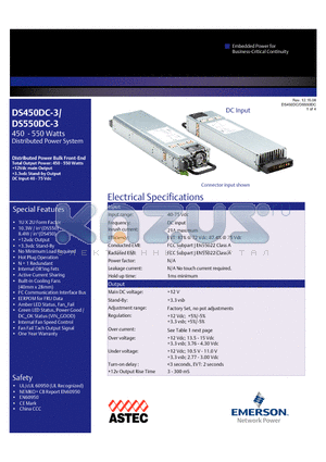 DS450DC-3 datasheet - Distributed Power System
