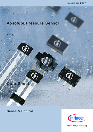 KP123 datasheet - Absolute Pressure Sensor