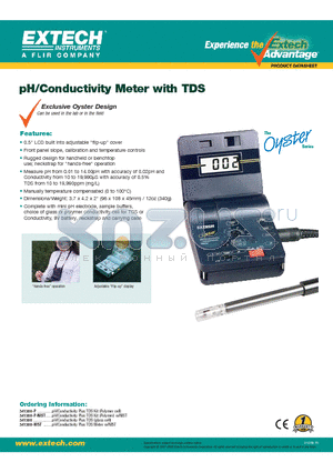 341350-P datasheet - pH/Conductivity Meter with TDS